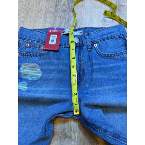Levis Girls Wide-Leg Jeans Size 10 Blue Denim NWT - Picture 5 of 6